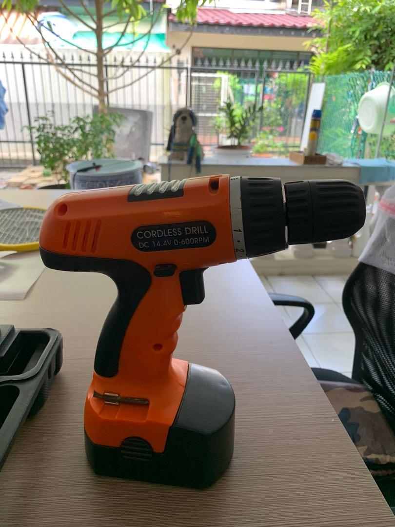 Wolf Cordless Screwdriver 14.4V Furniture Home Living Home Improvement Organisation Home Improvement Tools Accessories on Carousell