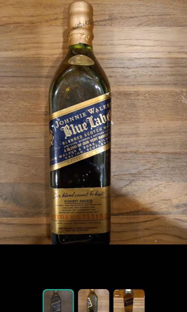 Blue label Johnny Walker, Makanan & Minuman, Minuman Tidak ...