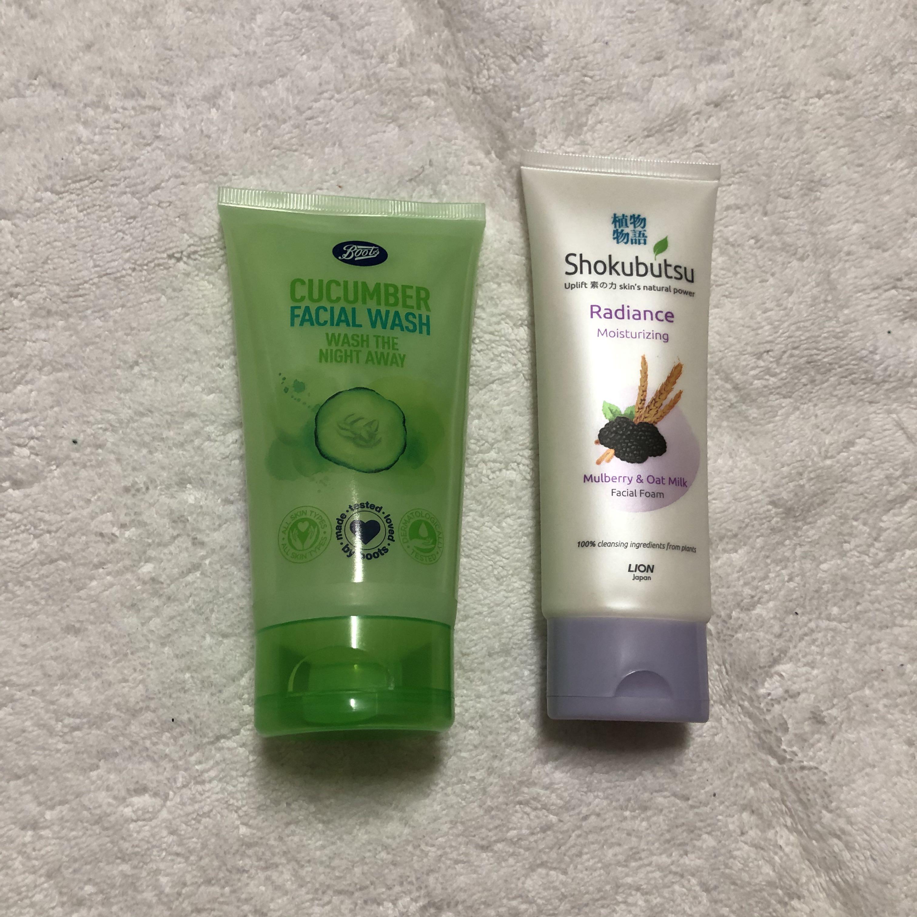 boots cucumber face wash