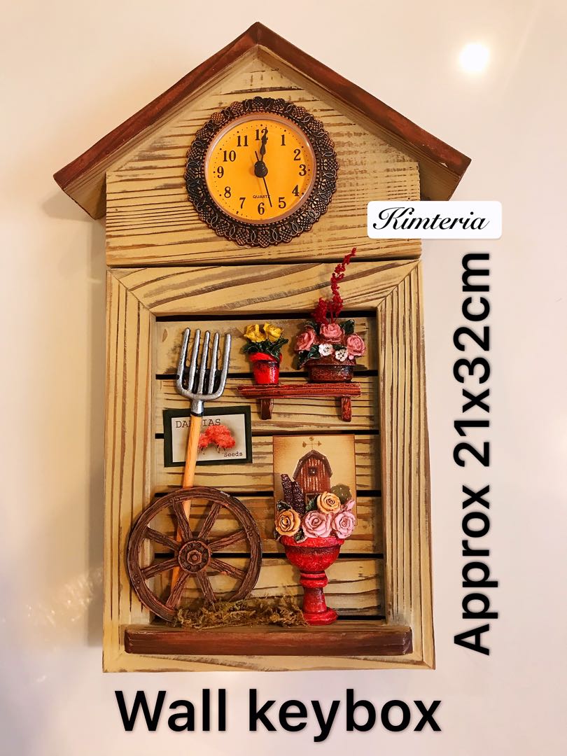Brand new Country Style Wall key box holder, Furniture & Home Living ...
