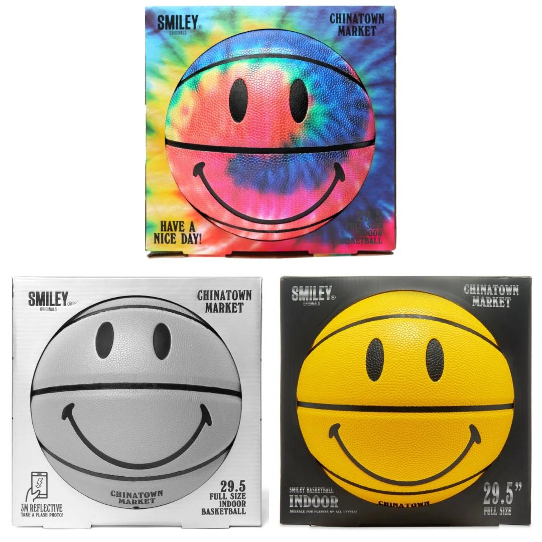 Chinatown Market Smiley Basketball Tie Dye 3m Yellow Sports