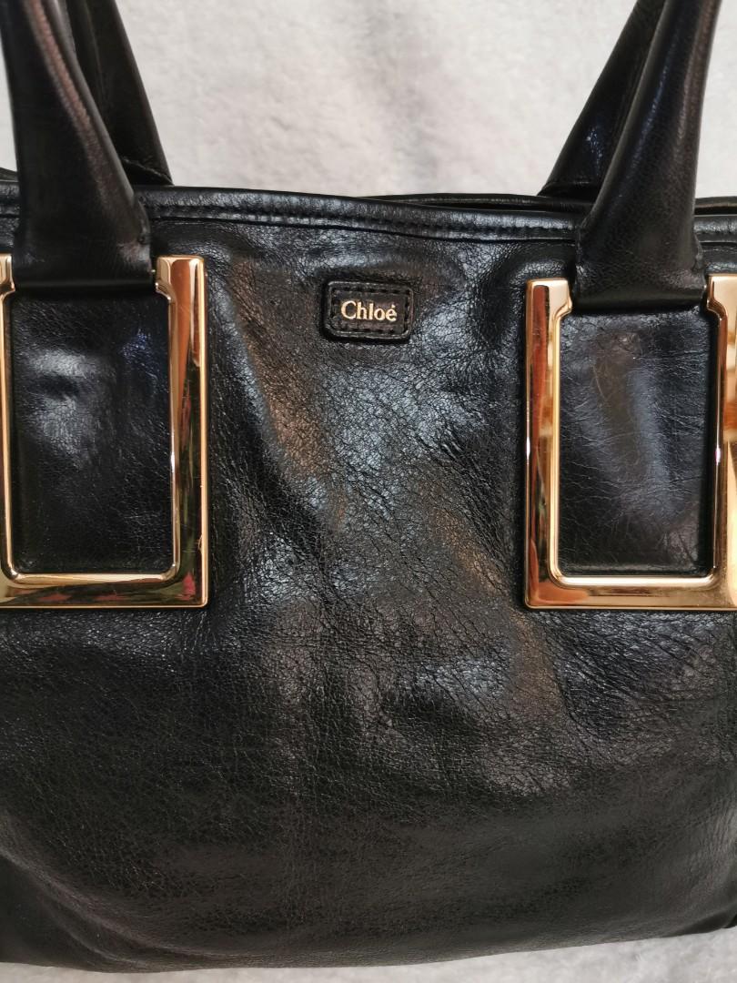 Chloe Tote Bag (Category: Luxury Bags & Wallets) located in Pasig City. Submitted by chichirepublic (Listing ID 278770586, Image 2). Description: Preloved and in excellent condition Chloe tote bag. Medium size mad of distressed leather. Guaranteed authentic with dust bag..