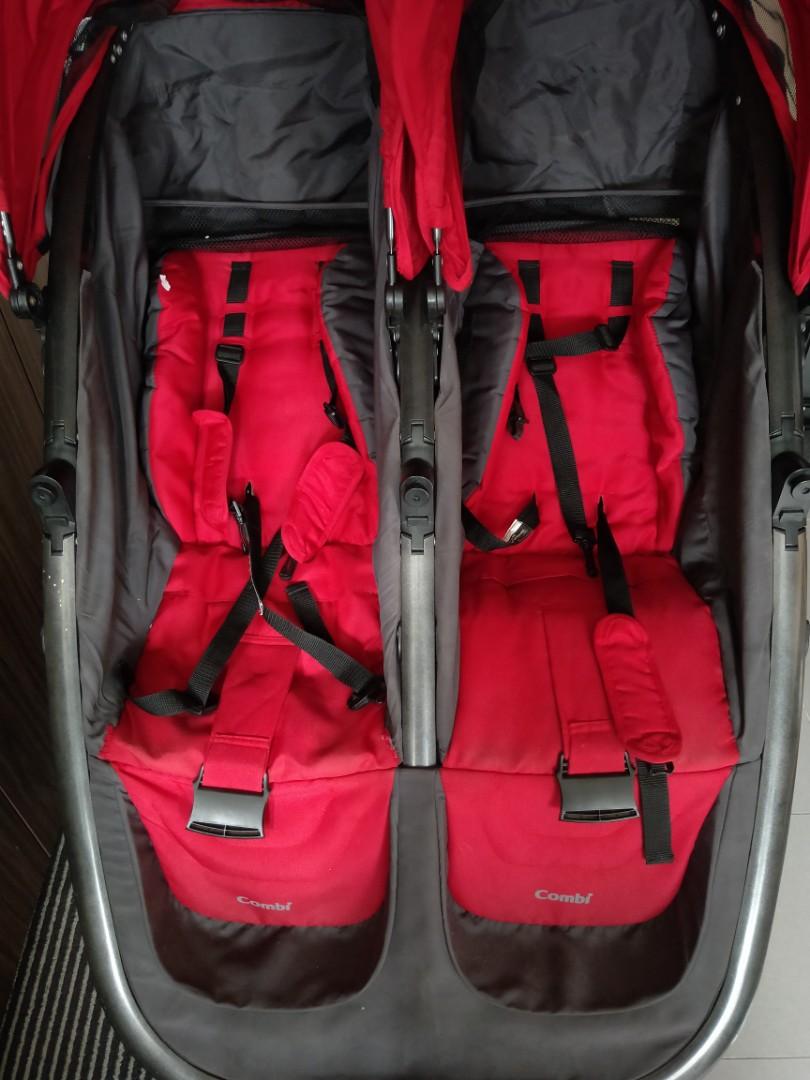 Combi Fold and Go Double Stroller Babies Kids Going Out Strollers on Carousell
