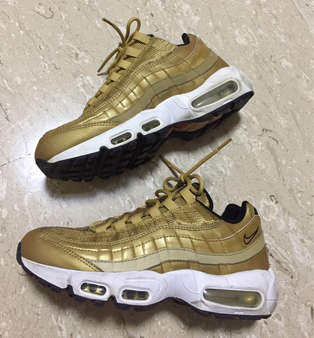 nike air max 95 gold