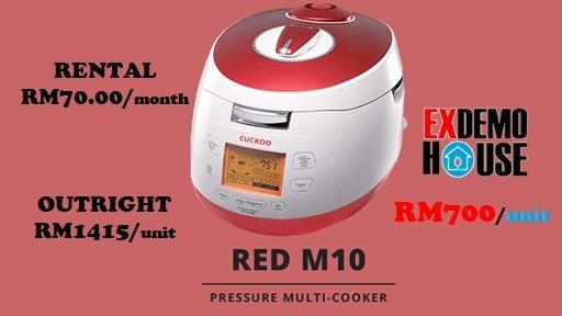CUCKOO MULTI COOKER RED M10 Display Set