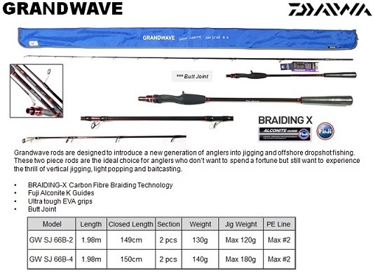 daiwa slow jigging rod