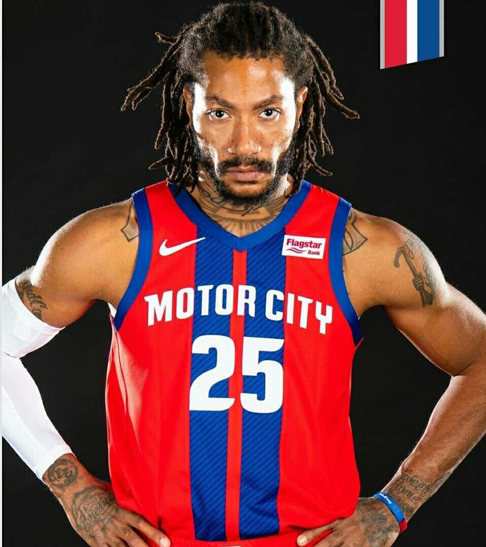 derrick rose motor city jersey