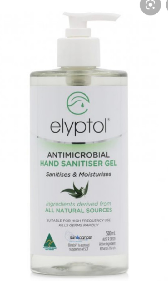Elyptol Antimicrobial Hand Sanitiser Gel, Beauty & Personal Care