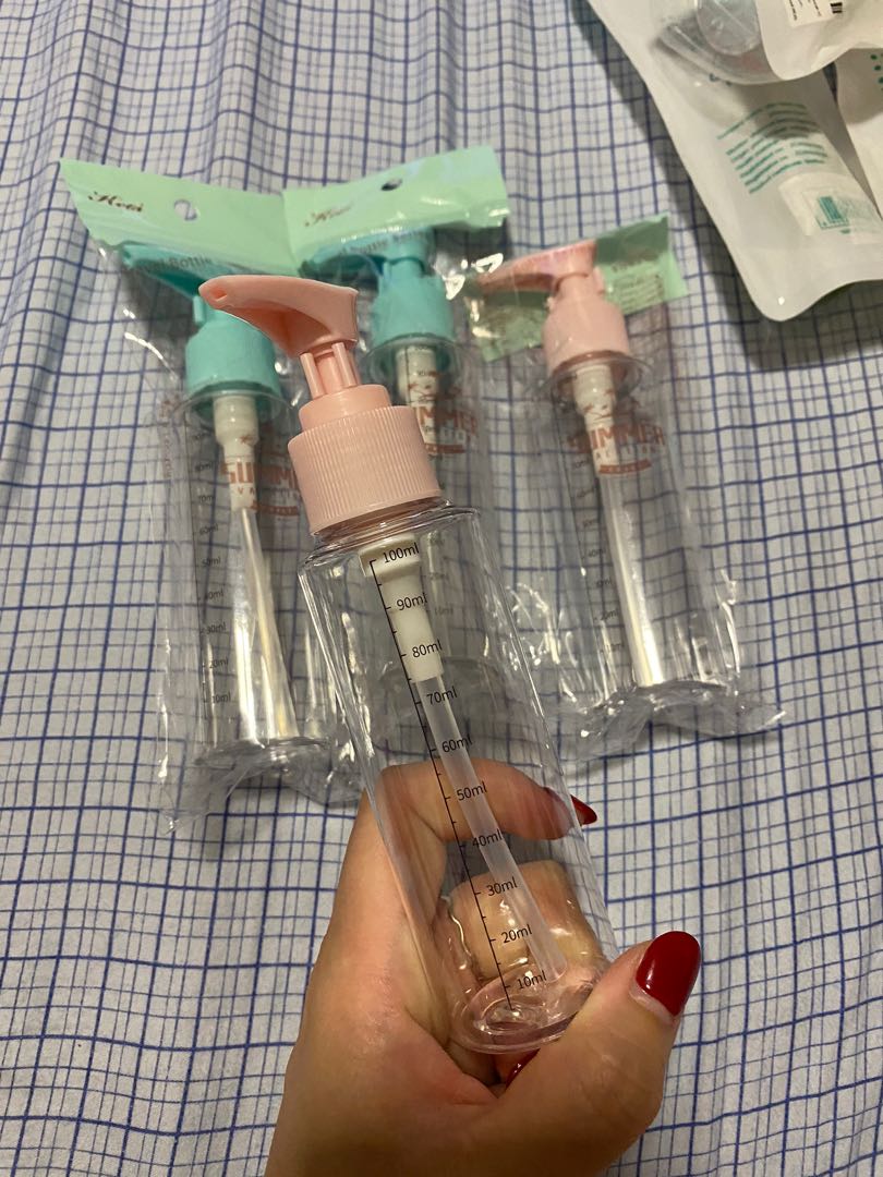 Empty bottle (pump) 100ml, Health & Nutrition, Health Supplements, Health Food, Drinks & Tonics