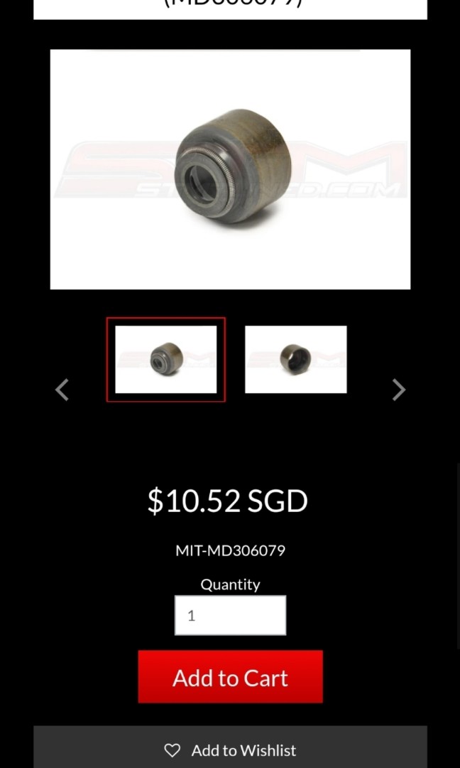 EVO 9 NEW OEM EXHAUST+INTAKE VALVE STEM SEALS 4G63 MITSUBISHI, Car