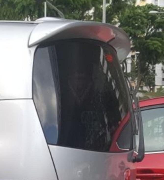 Honda Freed Rear Spoiler ( Silver ), Car Accessories, Accessories on