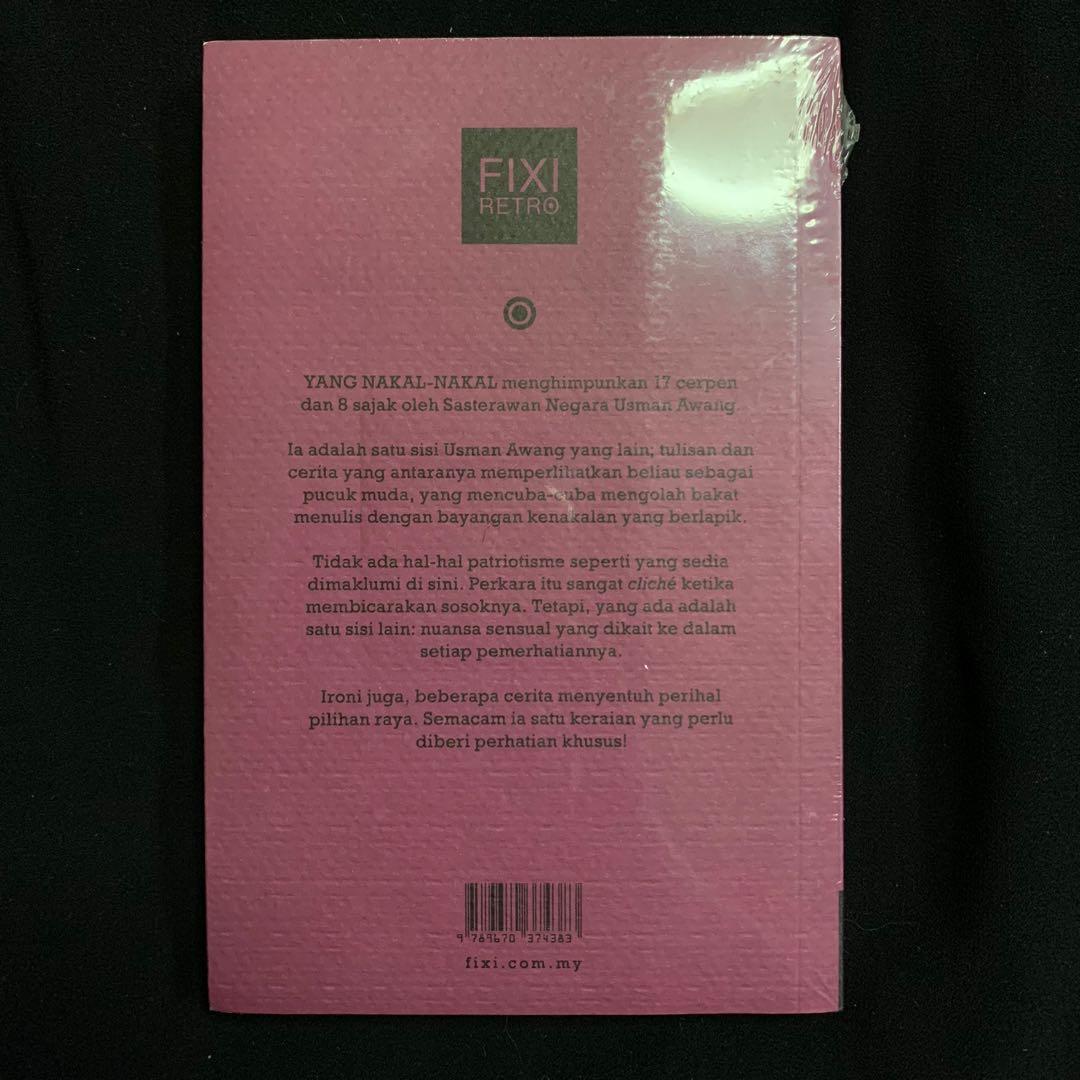 INIDE MALAY NOVEL] Yang Nakal-Nakal by Usman Awang, Books 