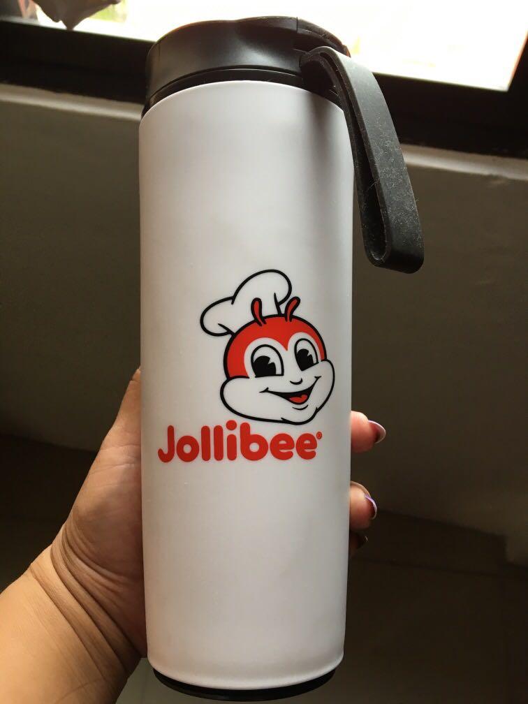 Jollibee tumbler (Category: Water Bottles & Tumblers) located in Antipolo. Submitted by shopitsmeanttobe (Listing ID 278762269, Image 1). Description: Jollibee tumbler may suction sa sa base kaya pag nilapag po sa table hindi siya agad matutumba flaw: may kontinng dumi .