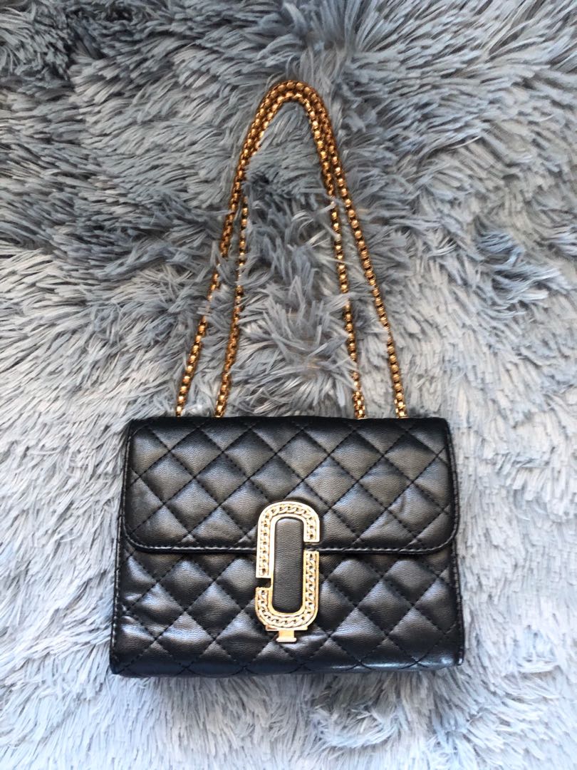 MARC JACOBSINSPIRED CHAIN SLING BAG, Women's Fashion, Bags & Wallets