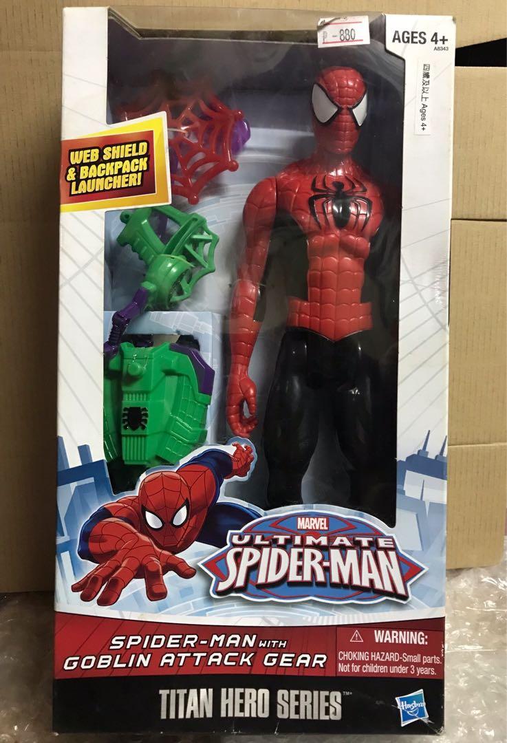 Marvel's ultimate Spiderman titan hero series, Hobbies & Toys, Toys & Games  on Carousell