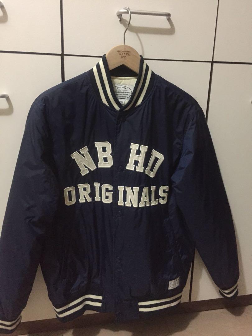 neighborhood baseball jacket, 男裝, 外套及戶外衣服- Carousell