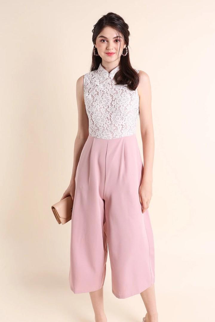 Pink romper jumpsuit