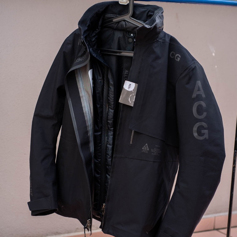 NikeLab ACG 2 in 1 System Jacket Black FW2015