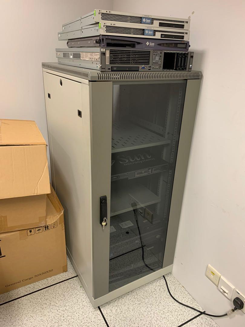 Office server rack for sale, Computers & Tech, Desktops on Carousell
