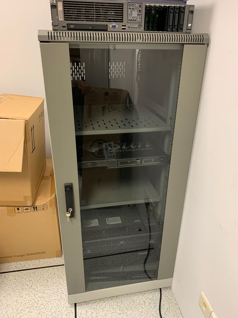 Office server rack for sale, Computers & Tech, Desktops on Carousell