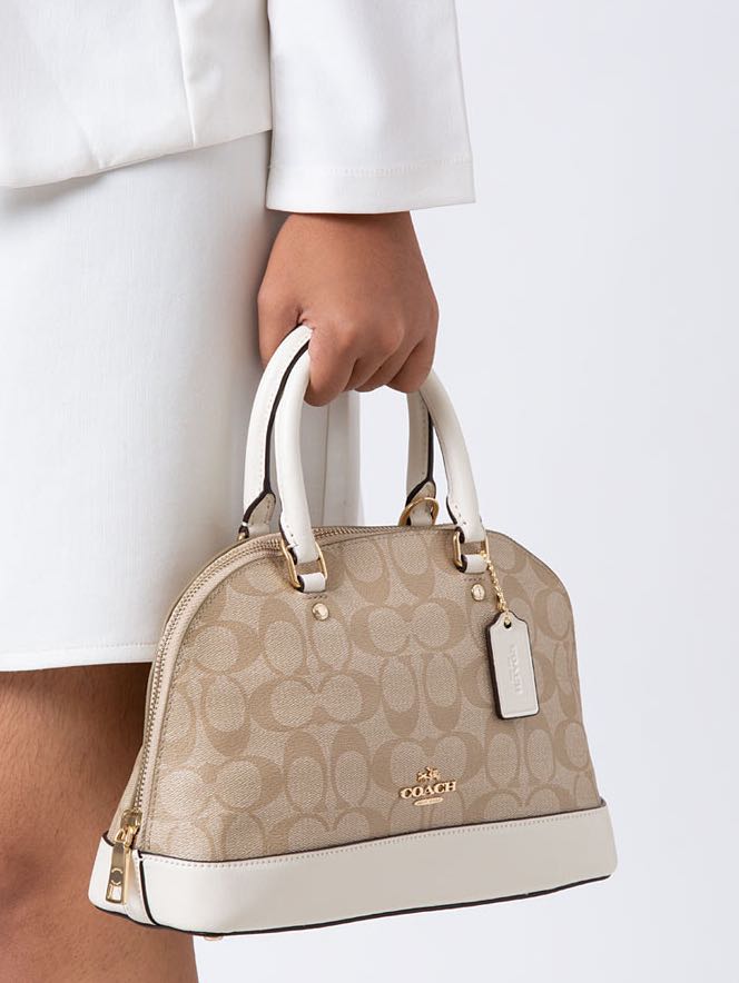 coach mini sierra chalk