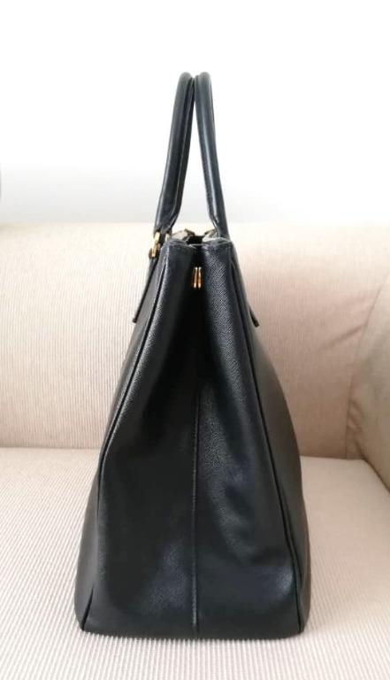 Prada Black Saffiano Lux Large Executive Tote Bag BN1802 Women s