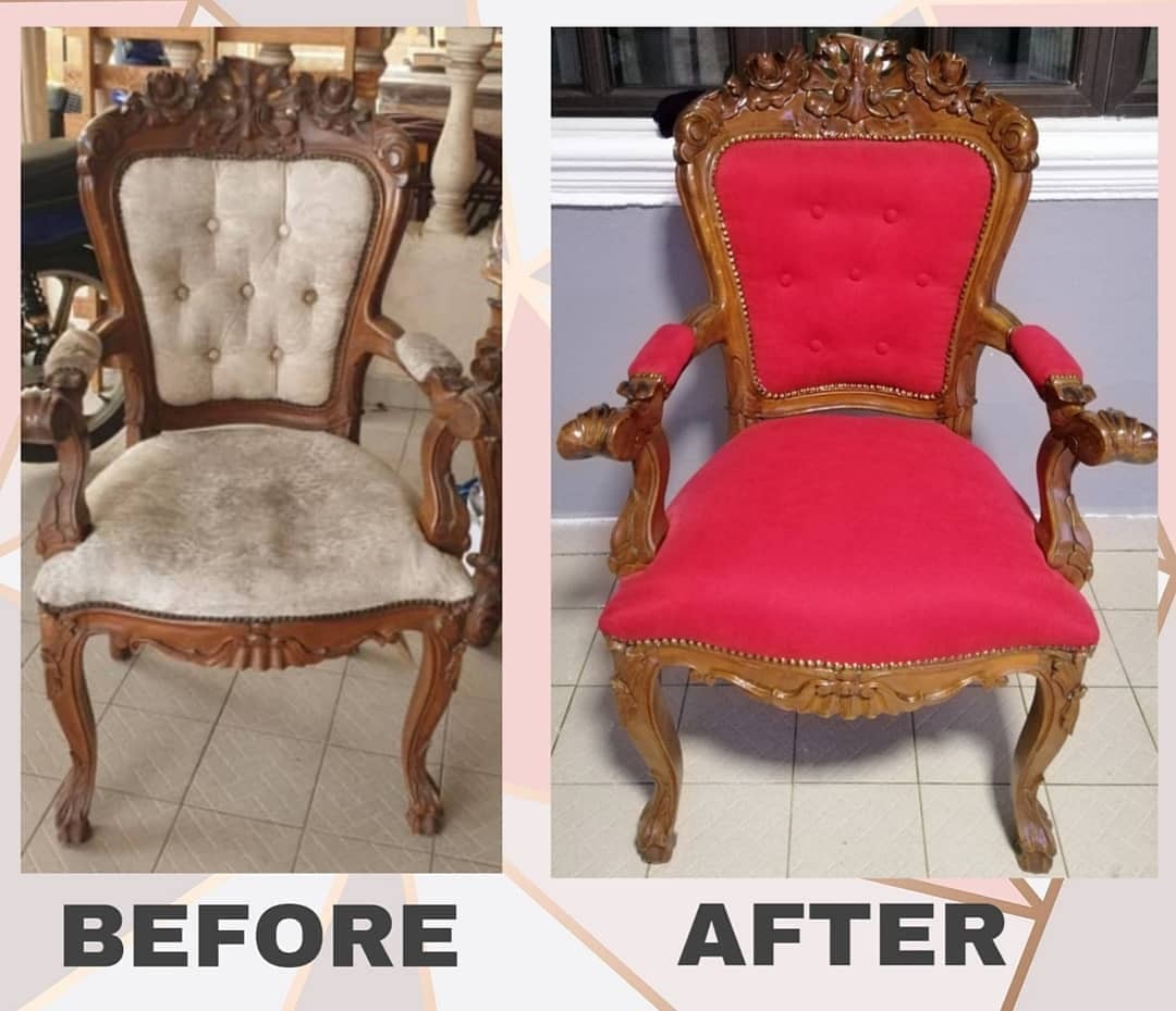 Repair dining chair, Furniture & Home Living, Furniture, Chairs on