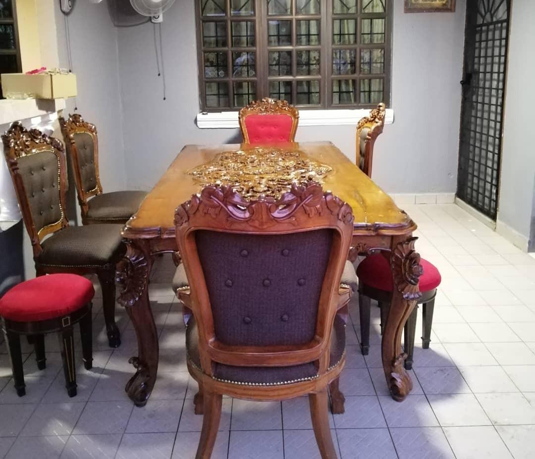 Repair dining chair, Furniture & Home Living, Furniture, Chairs on Carousell