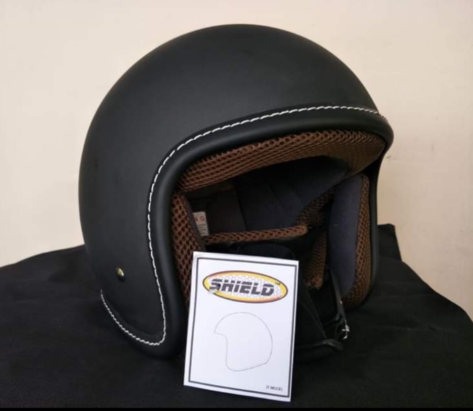shield classic helmet Motorbikes Motorbike Parts Accessories