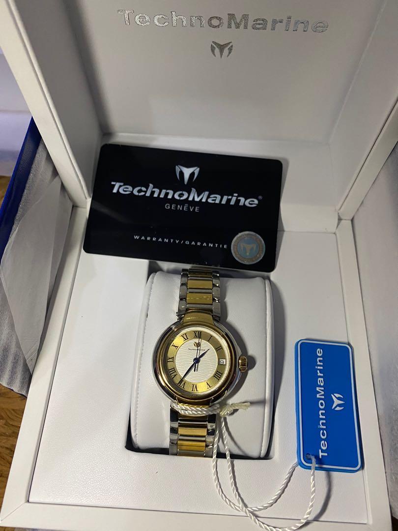 Technomarine Sea Women's Watch TM716008 Gold Silver SS 32mm Case 