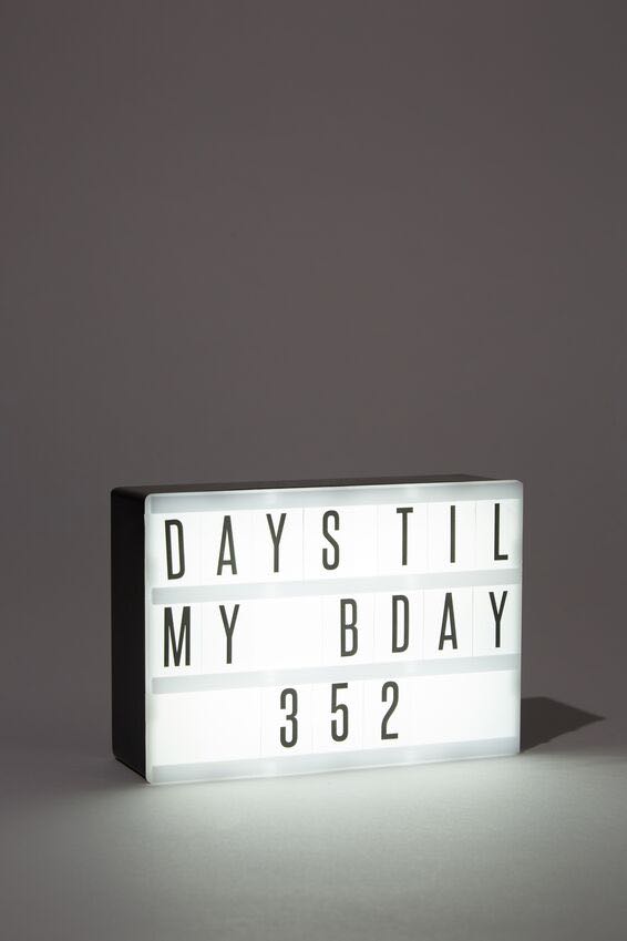 Typo Light Box, Babies & Kids, Baby Nursery & Kids Furniture, Nursery