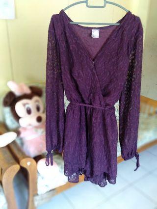 Purple jumpsuit
