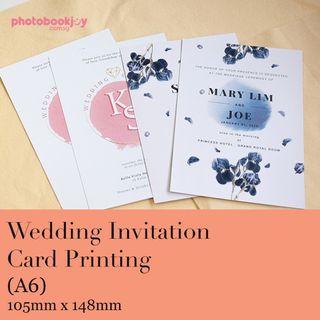 Wedding invitation card printing