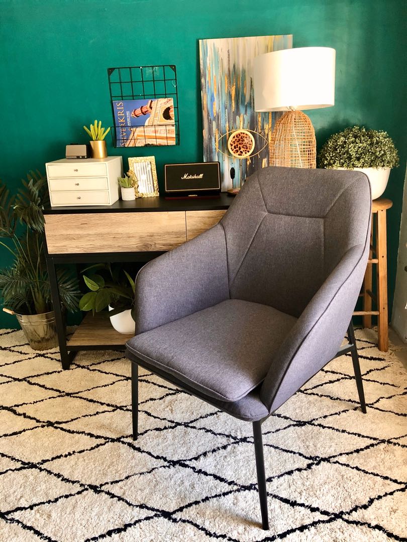 Accent charcoal chair