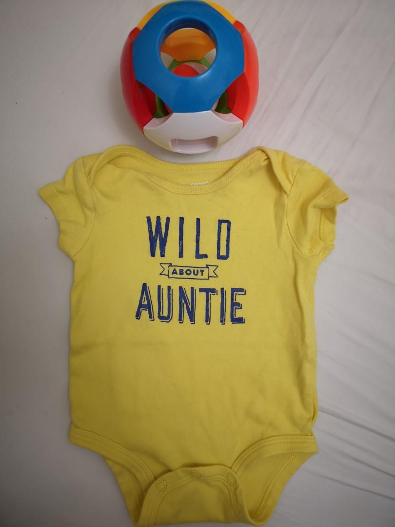 Carter's Statement onesie (Category: Babies & Kids Fashion) located in Legazpi City. Submitted by gingerails (Listing ID 279007772, Image 1). Description: GUC.