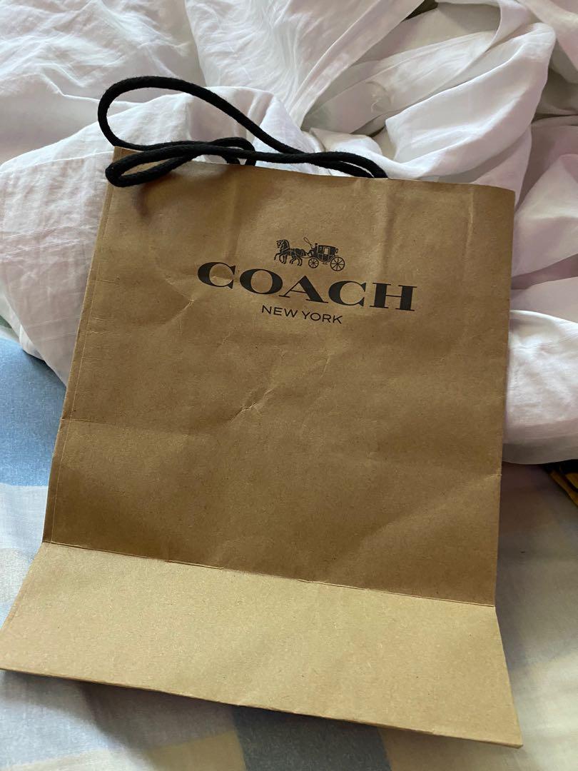Coach Paper Bag, Luxury, Accessories on Carousell