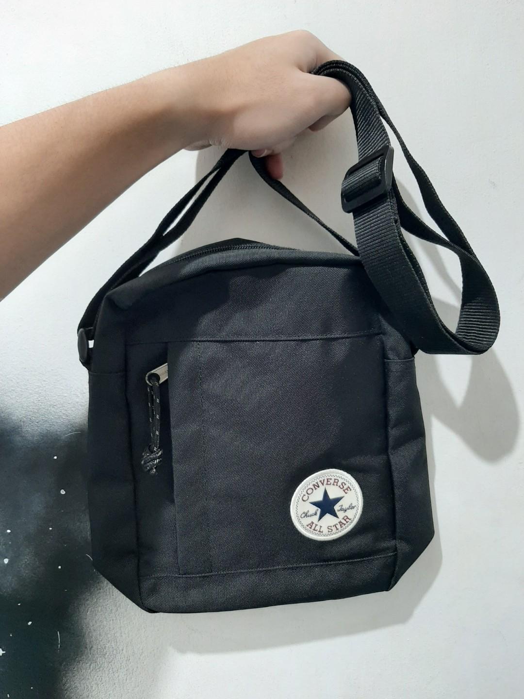 Converse sling bag black, Men's Fashion 