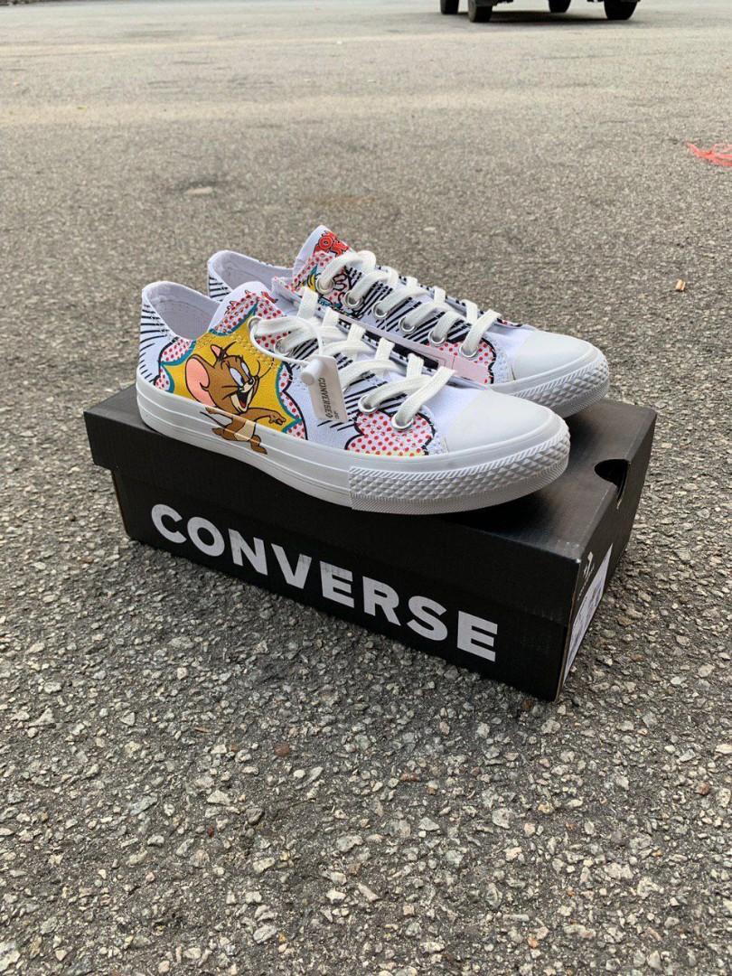 Converse Tom Jerry Men s Fashion Footwear Sneakers on Carousell