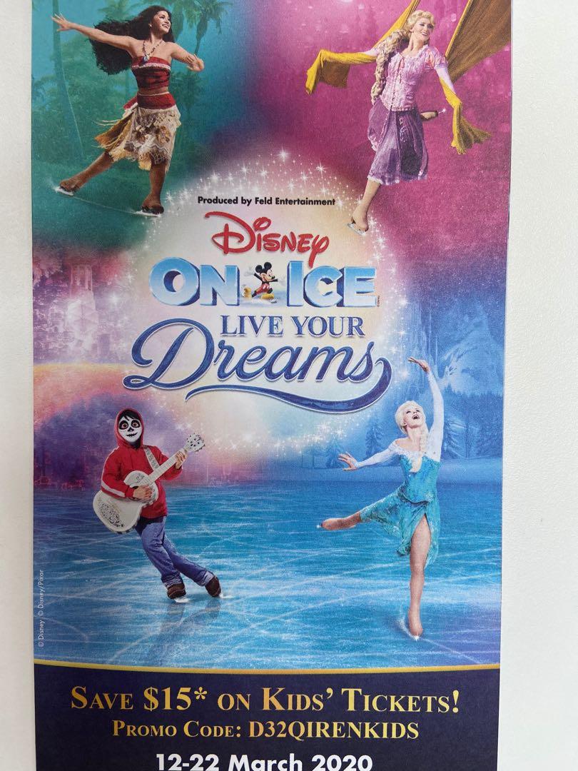 Disney on Ice ticket, Hobbies & Toys, Books & Magazines, Fiction & Non