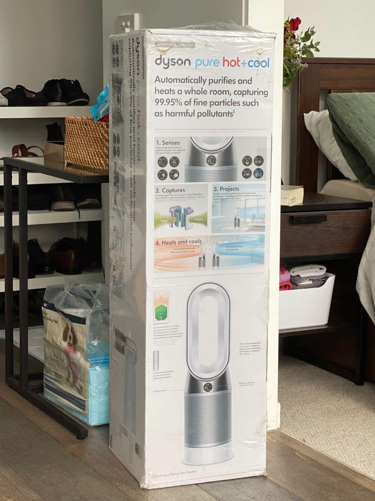 Dyson Hp04 White Silver Purifier Pure Hot Cool Unboxed Kitchen Appliances On Carousell