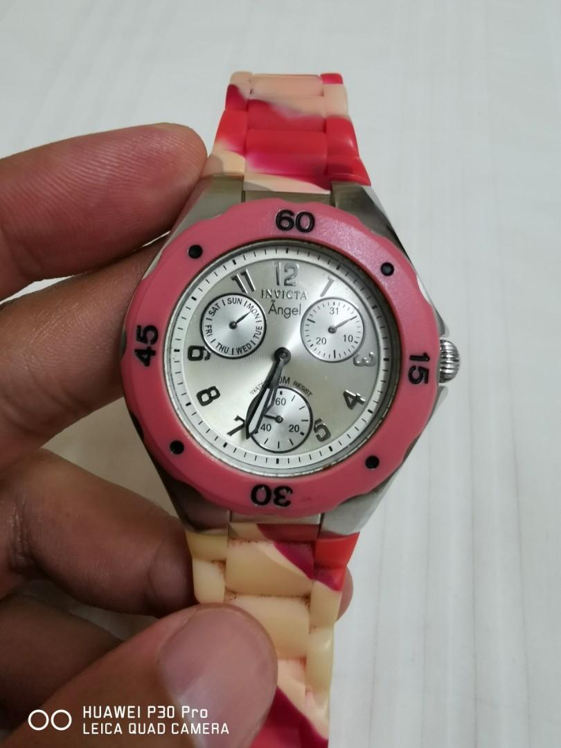 Invicta angel watch discount pink