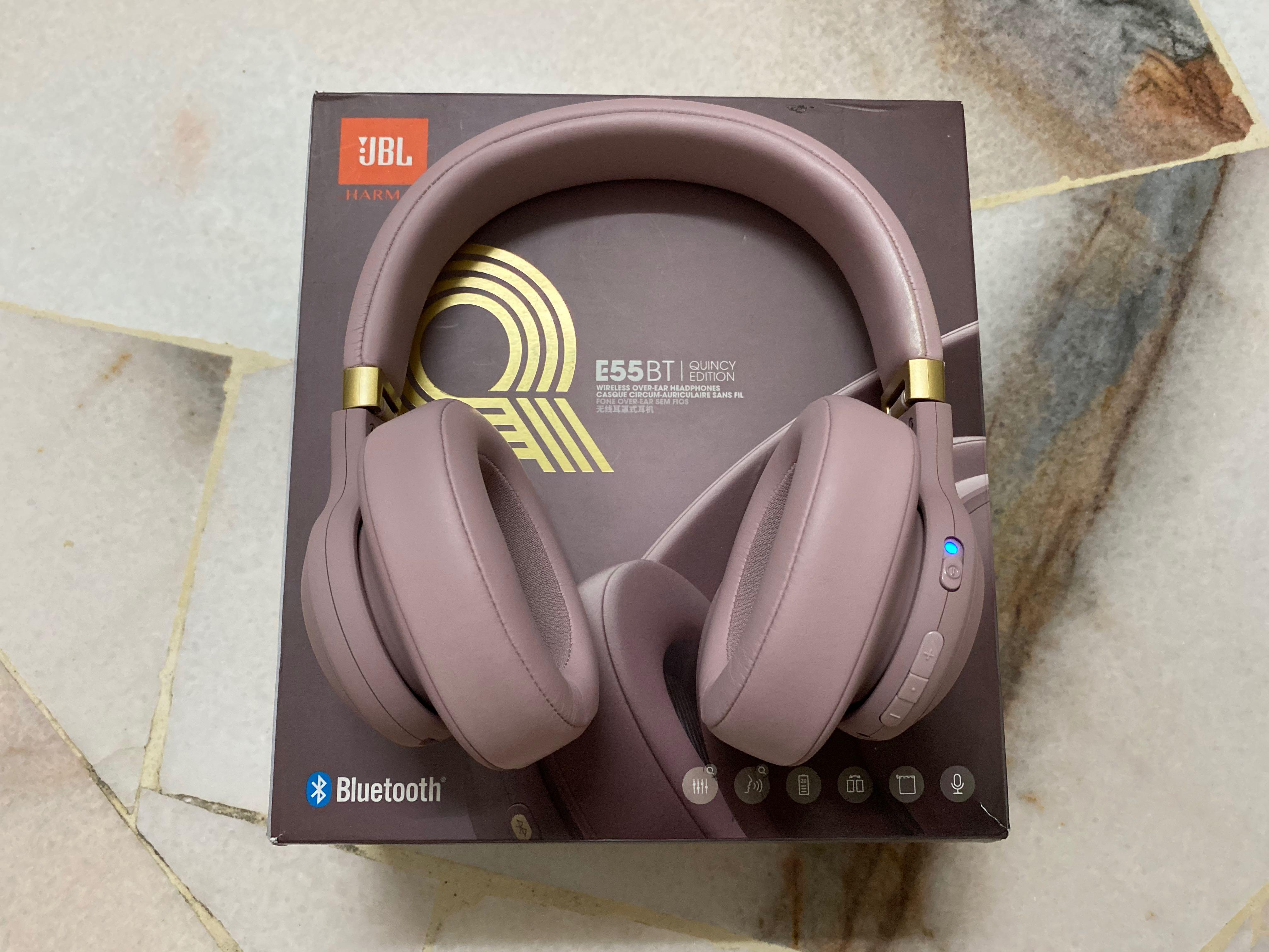 JBL E55BT QUINCY EDITION Wireless Headphone 100 ORIGINAL Audio