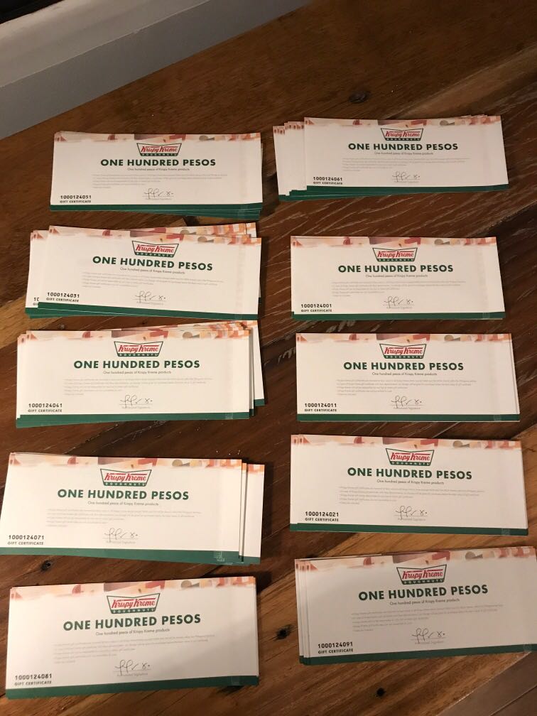 Krispy Kreme 10,000 GC, Tickets & Vouchers, Store Credits on ...