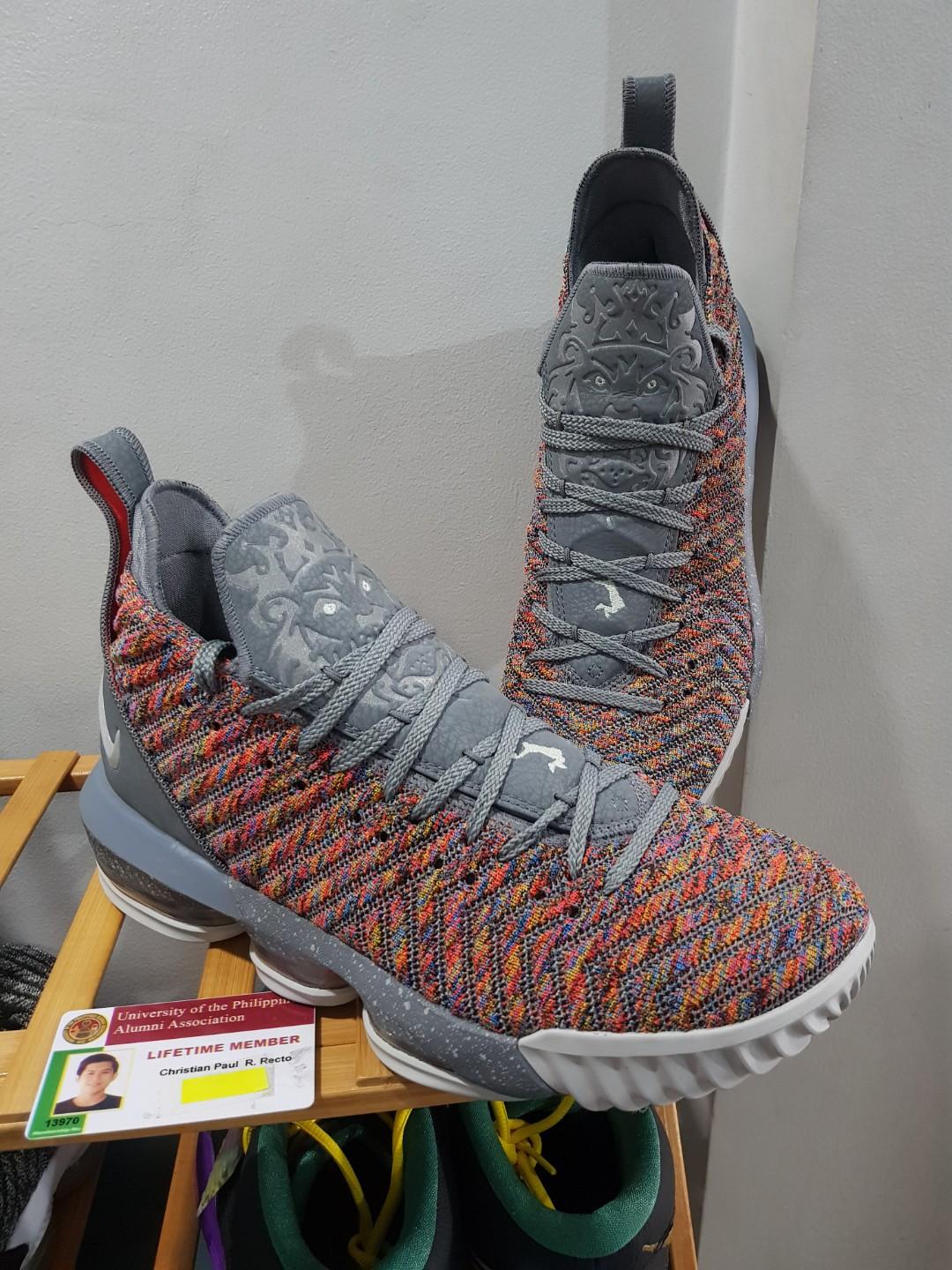 Lebron 16 multicolor sales