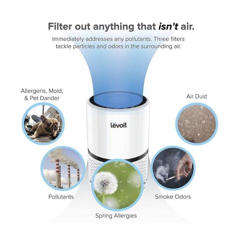 cleaning levoit filter