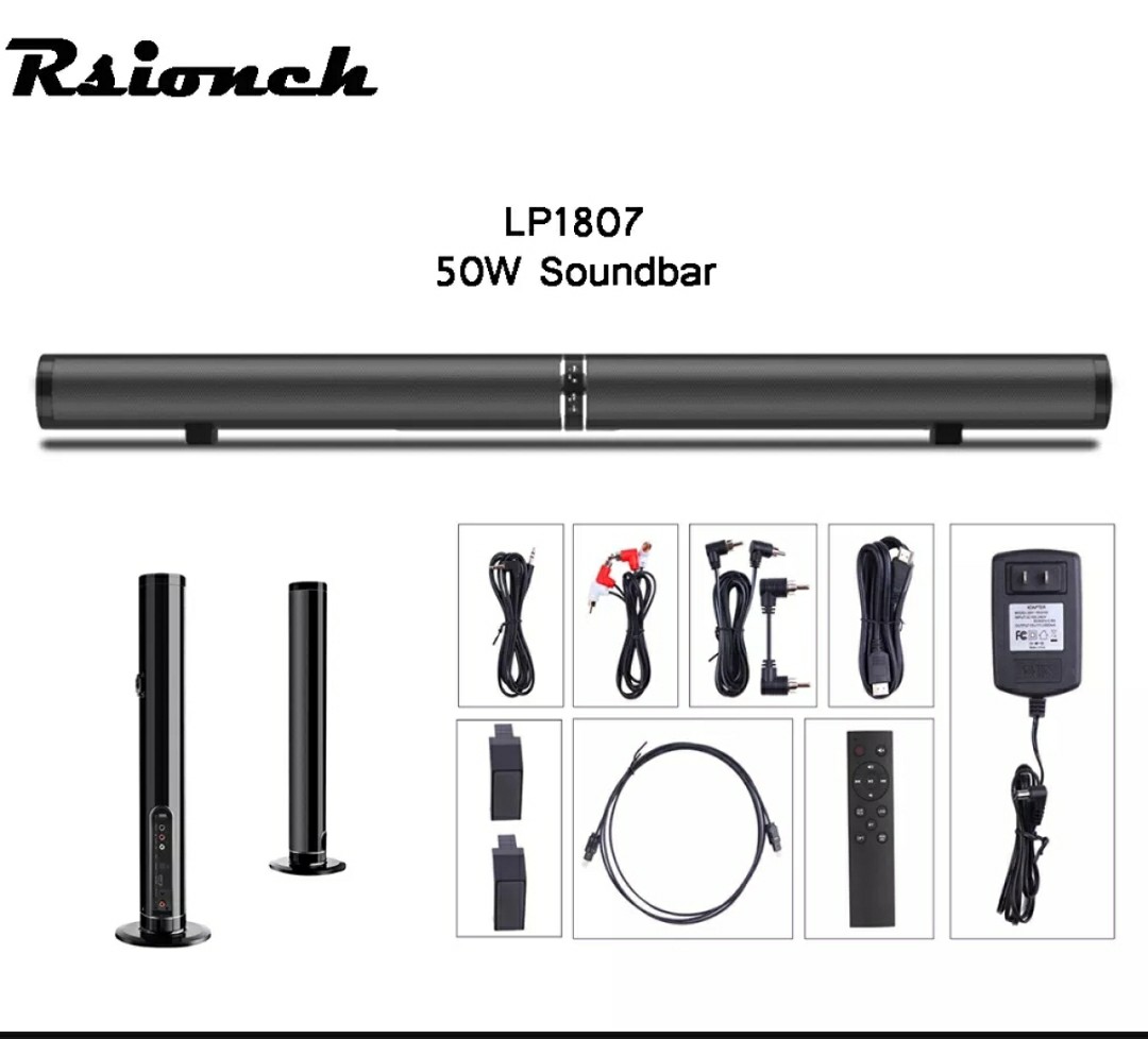 LP 1807 Wireless Bluetooth Speaker Soundbar Audio Soundbars