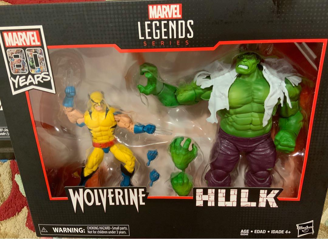 Marvel Legends 80 Years Wolverine Hulk Misb Toys Games Bricks Figurines On Carousell My favourite toy lines include marvel legends, marvel universe, dc universe classics and justice league unlimited. marvel legends 80 years wolverine hulk