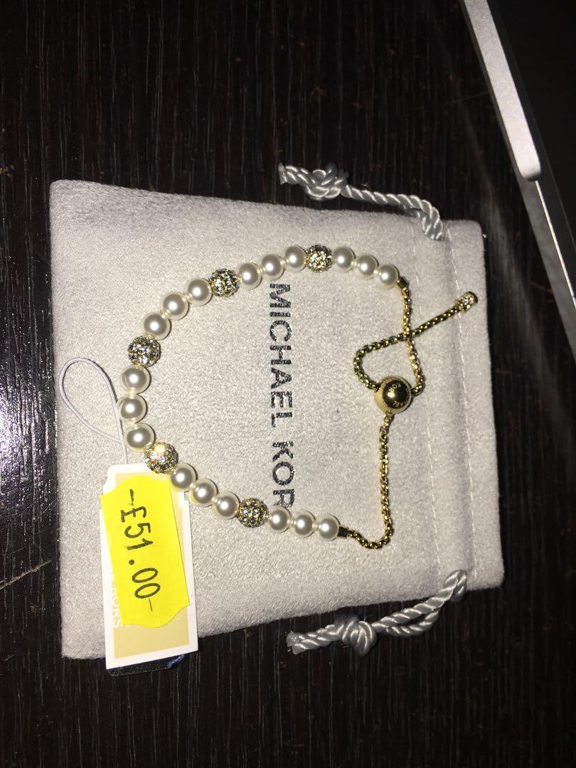 Michael kors online pearl bracelet