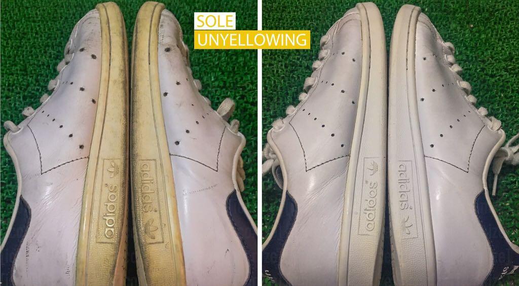 Midsole unyellowing (Category: Sneakers) located in Taguig. Submitted by jrcoco (Listing ID 278866710, Image 1). Description: Unyellowing of midsole @448/548 .