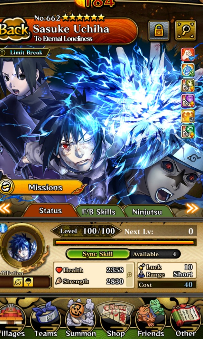 Naruto Blazing Account Toys Games Video Gaming Video Games On Carousell